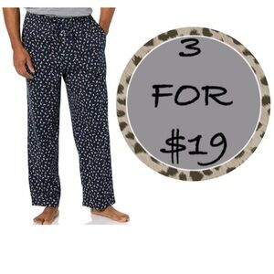 3/$19 Paisley pajama lounge pants